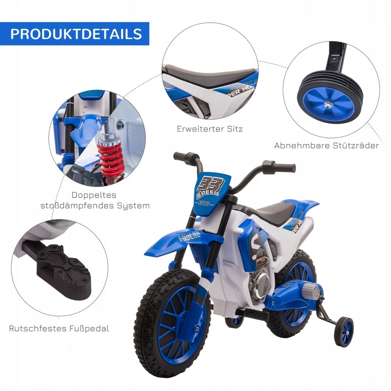 Kids Electric Motorcycle With Stabilizer Wheels Childrens Day Gift Manufacturer code 0020260506