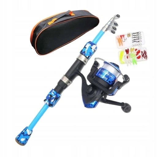 Kids Fishing Rod Set with Fishing Reel Kid Fishing Pole and Tack Brand no brand