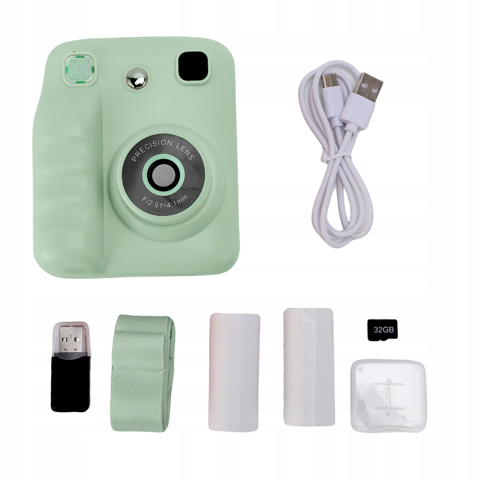 Kids Instant Print Camera 48MP Video Digital Camera with Paper for C4