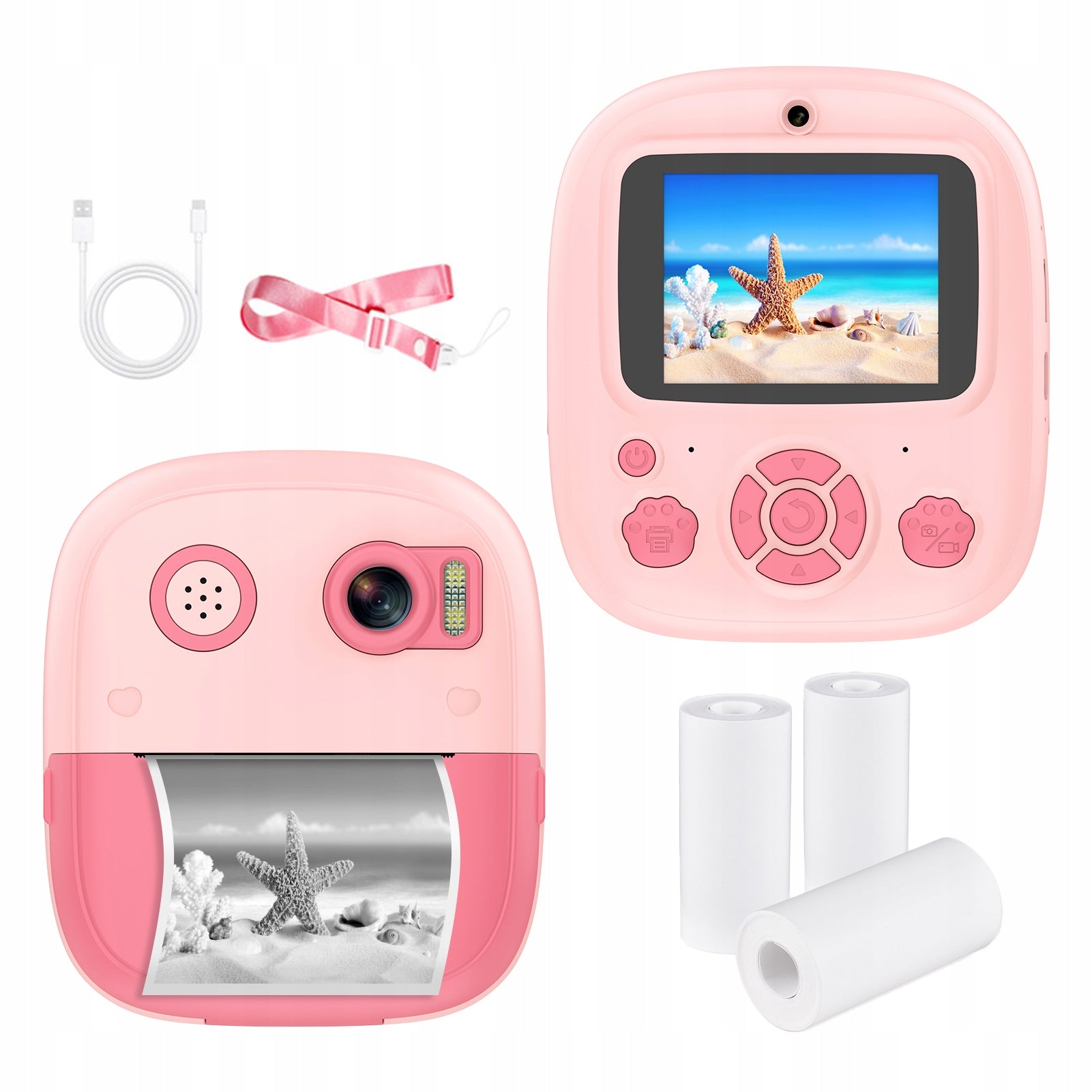 Kids Instant Print Camera Kids Digital 1080p Digital 71 Model 8090MTHI