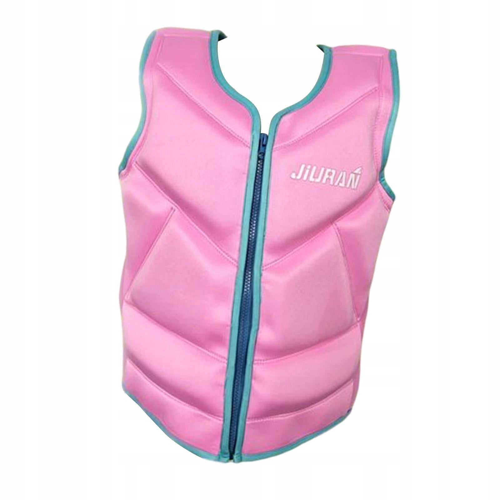 Kids Life Jacket Zipper Closure Breathable Vest for Kayak Swimming Pink S Brand no brand
