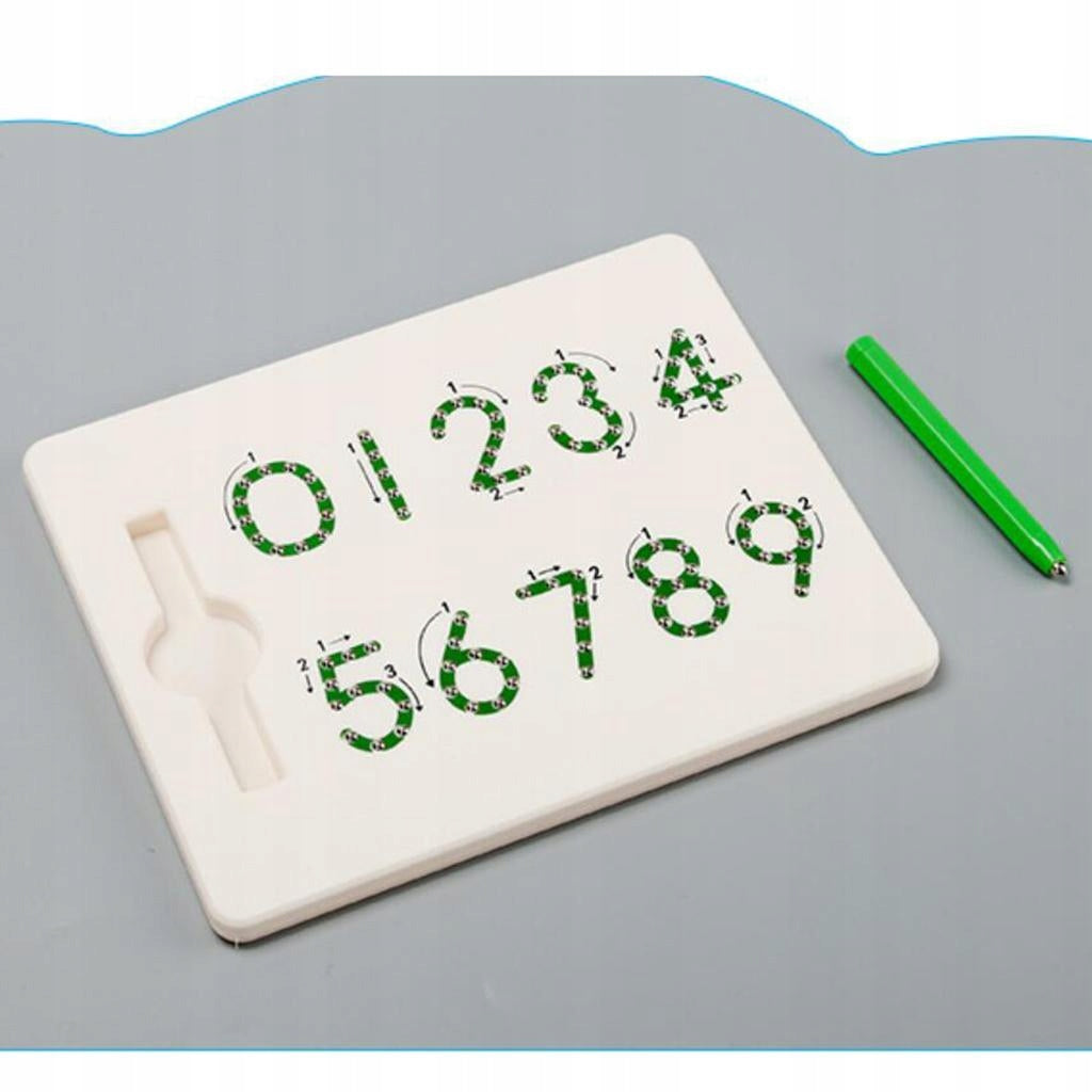 Kids Number Tracing Board Magnets Tablet Drawing Board with Stylus Pre Brand no brand
