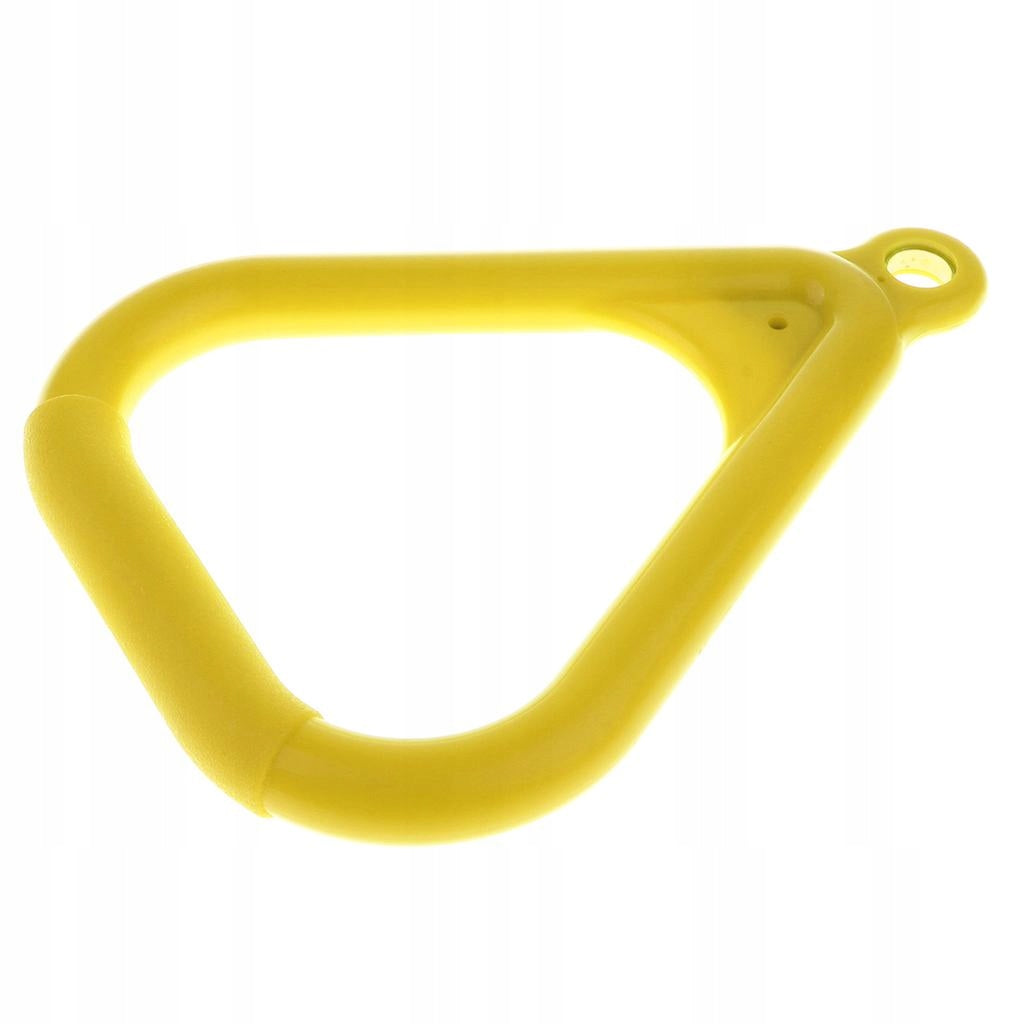 Kids Outdoor Swing Bar Rings, Backyard Gymnastic Rings Porch Yellow