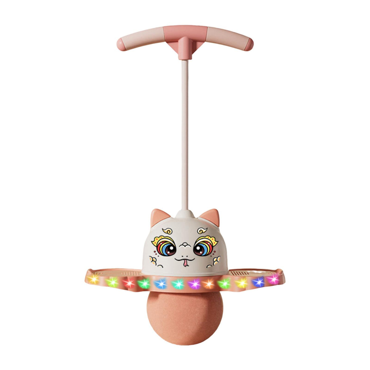 Kids Pogo Ball Non Slip Fun Exercise Equipment with Pump Enhanced Pink Packaging status original