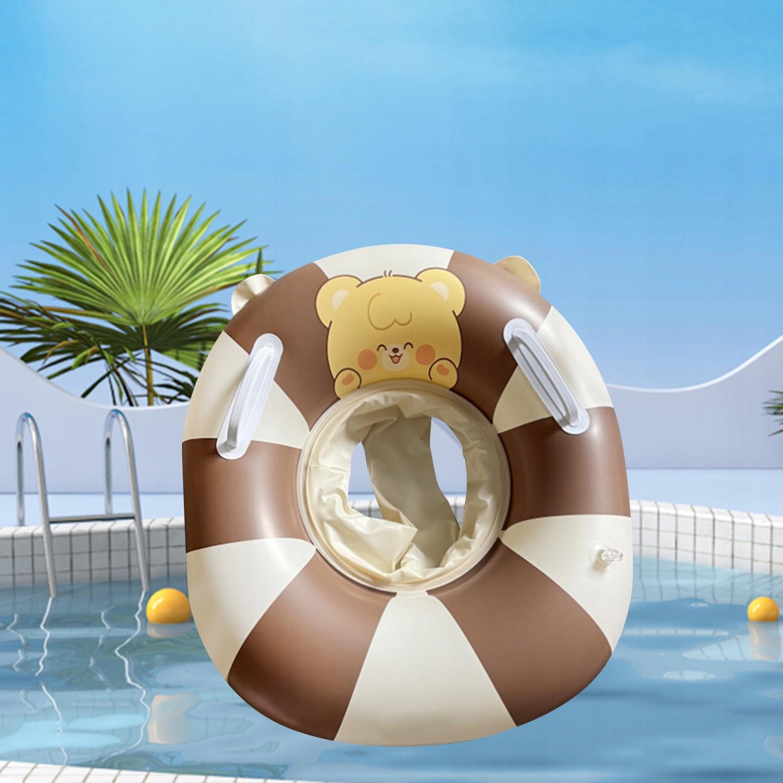 Kids Swimming Rings Summer Swimming Circle Float Cute Infant Brown EAN (GTIN) 0792636889097