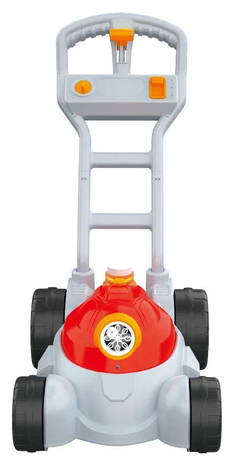 Kids Toys Lawn Mower Playing Soap Bubble Machine Battery Operated Packaging status original