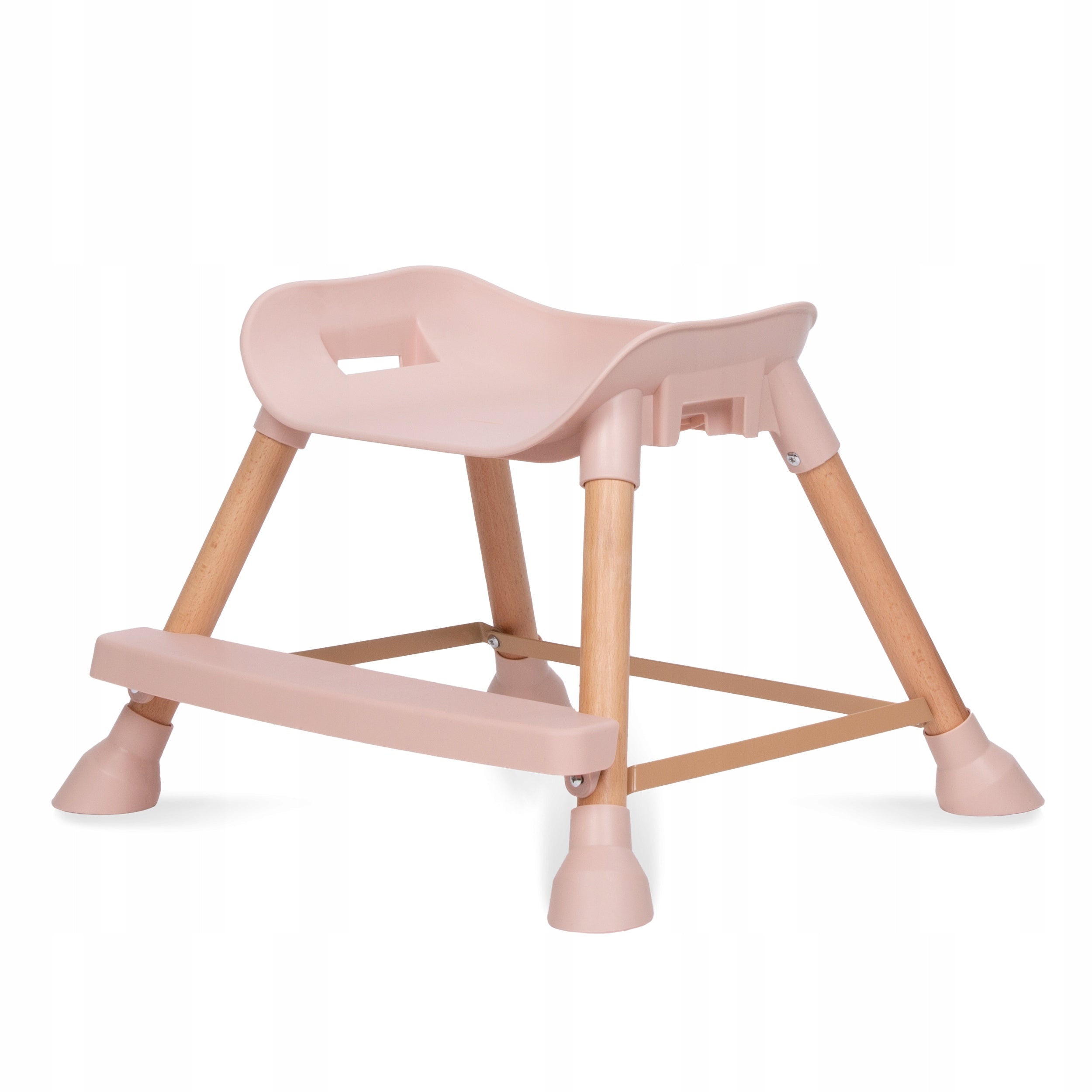 Kidwell EATAN WOOD 4in1 Pink Wooden High Chair Brand Kidwell