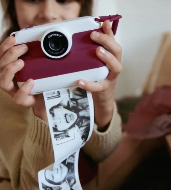 Kidywolf - Camera with K-PRINT printer, red Brand no brand