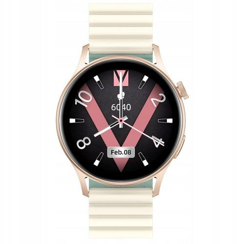 Kieslect Smartwatch Lora 2 Gold 210mAh Bluetooth 1.3 Inch AMOLED Screen Manufacturer code YFT2052EU