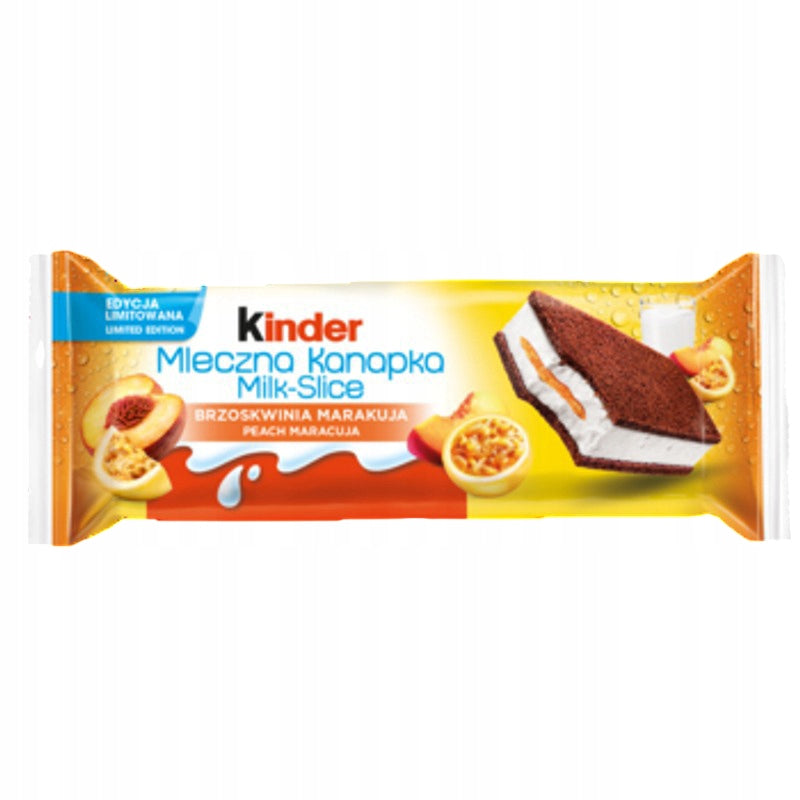 Kinder milk sandwich peach passion fruit 28g