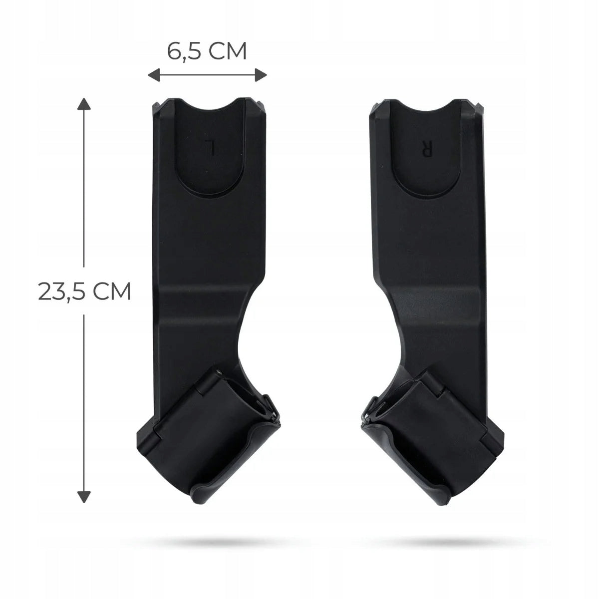Kinderkraft Baby Stroller Adapters for MITZY Black Brand Kinderkraft