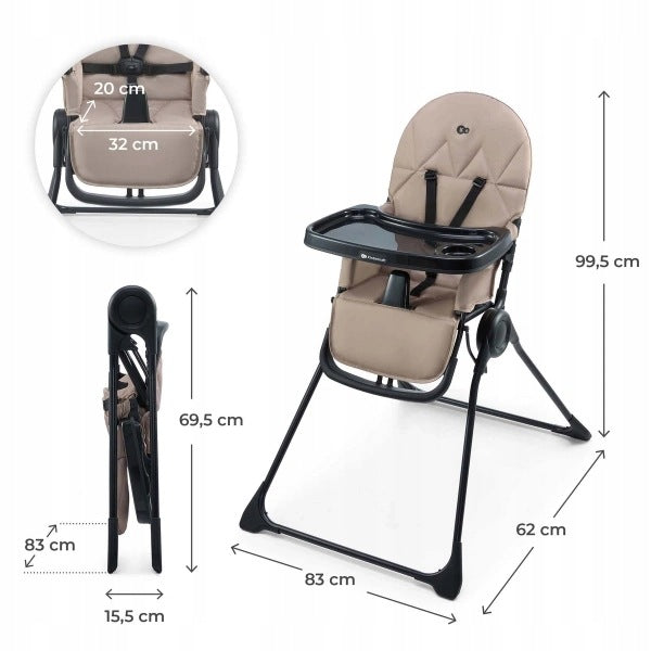 Kinderkraft Binic Highchair Beige Brand Kinderkraft