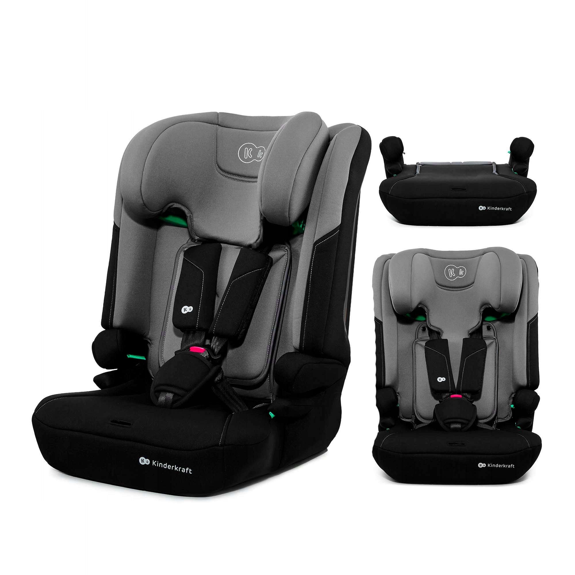 Kinderkraft Car seat 76-150 cm 9-36 kg I-COMFY i-Size Grey