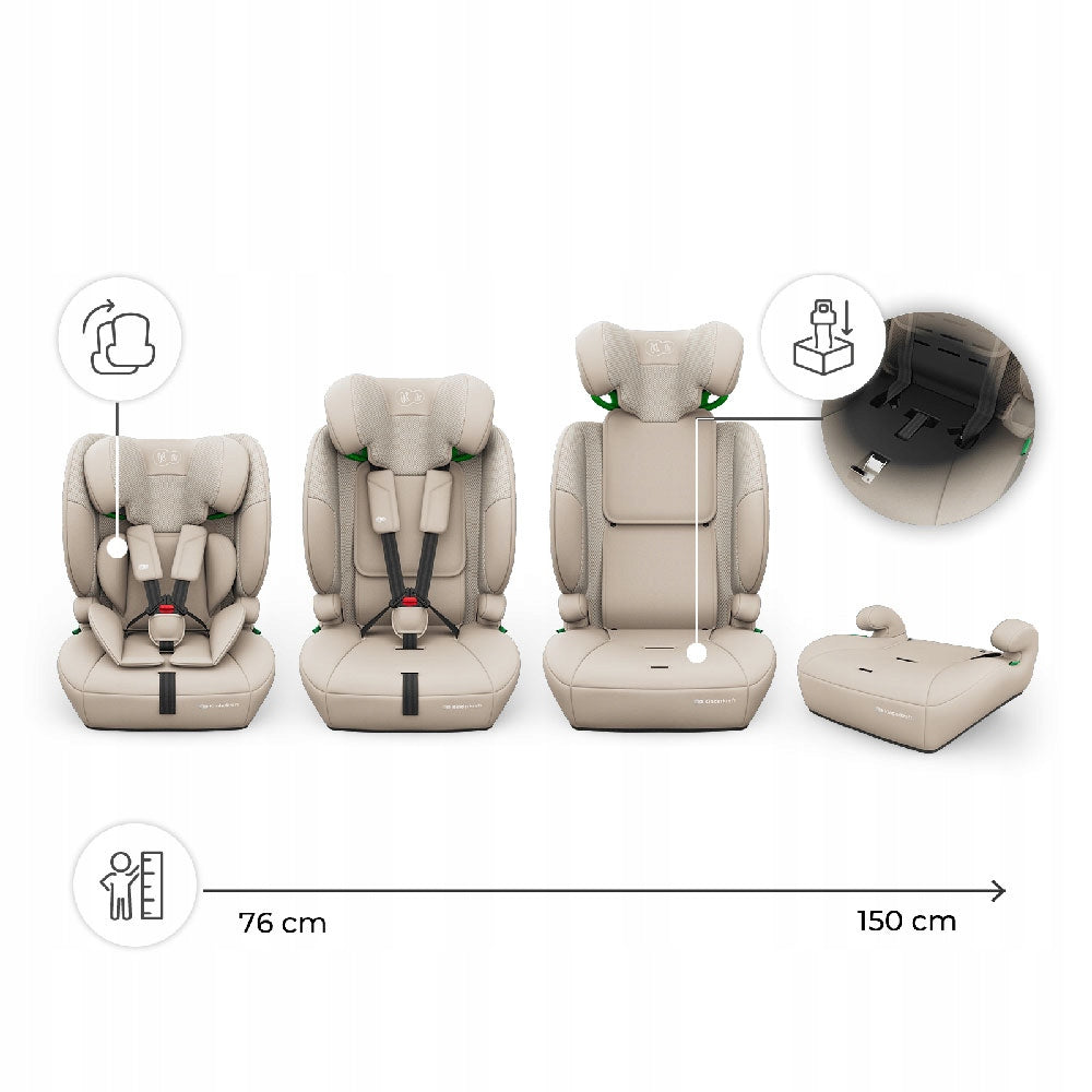 Kinderkraft Comfort Up 2 Plus - Car Seat 3in1 76-150 cm 9-36 kg Packaging status original