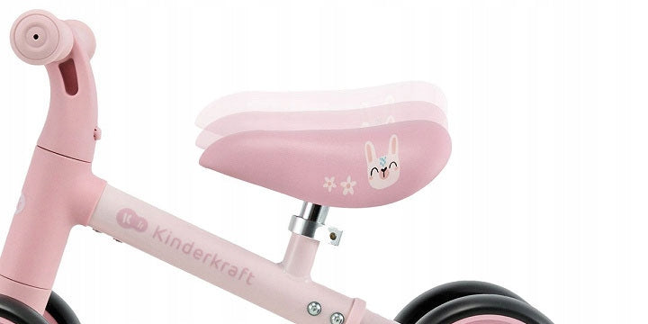 Kinderkraft Cutie Flash - balance bike, LED rider, blue Model CUTIE FLASH