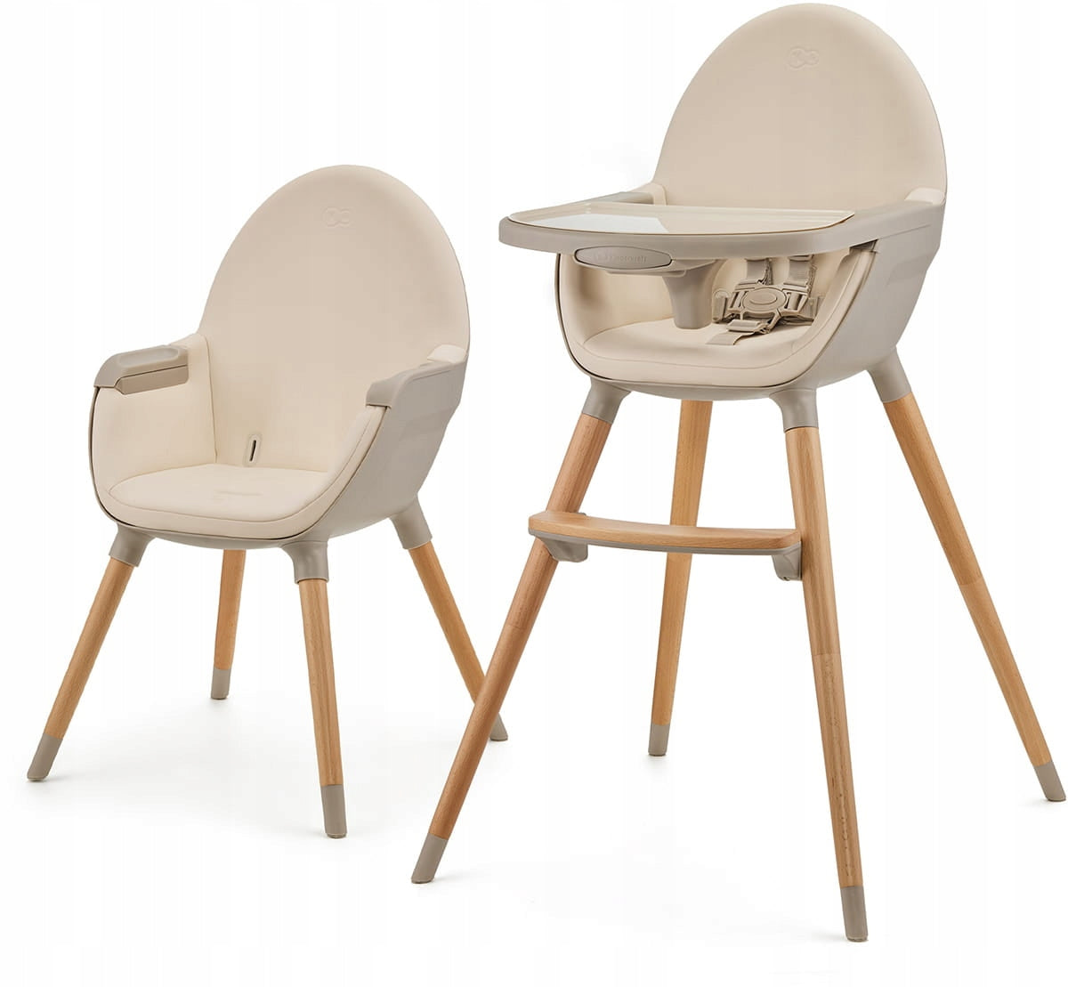 Kinderkraft Fini 2 - Folding Feeding Chair 2in1 Children's Chair