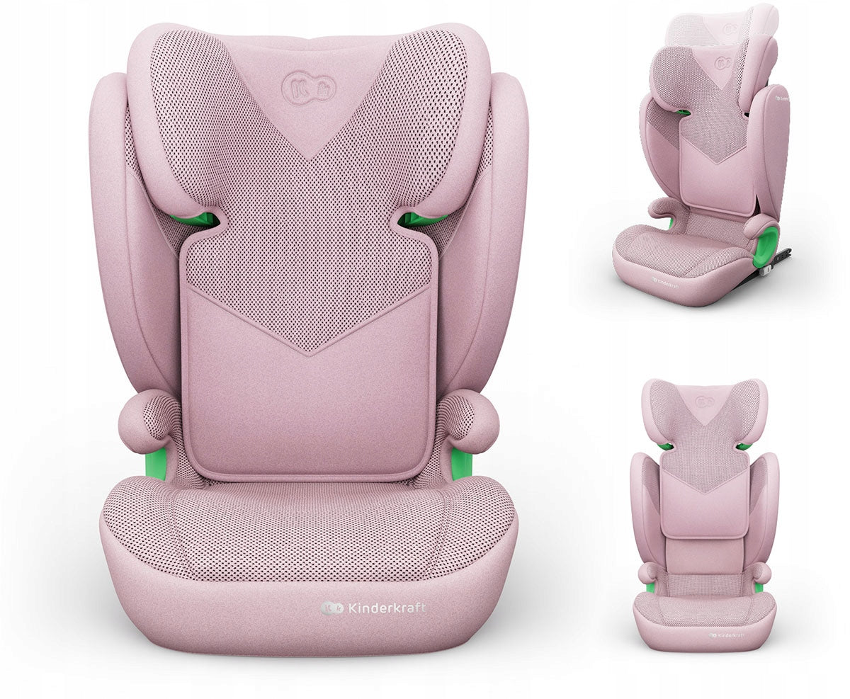 Kinderkraft Junior Fix 2 Plus i-Size Car Seat 100-150 cm | Pink
