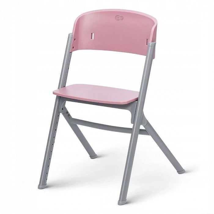 Kinderkraft LIVY Aster Pink high chair Color shades of gray and silver pink