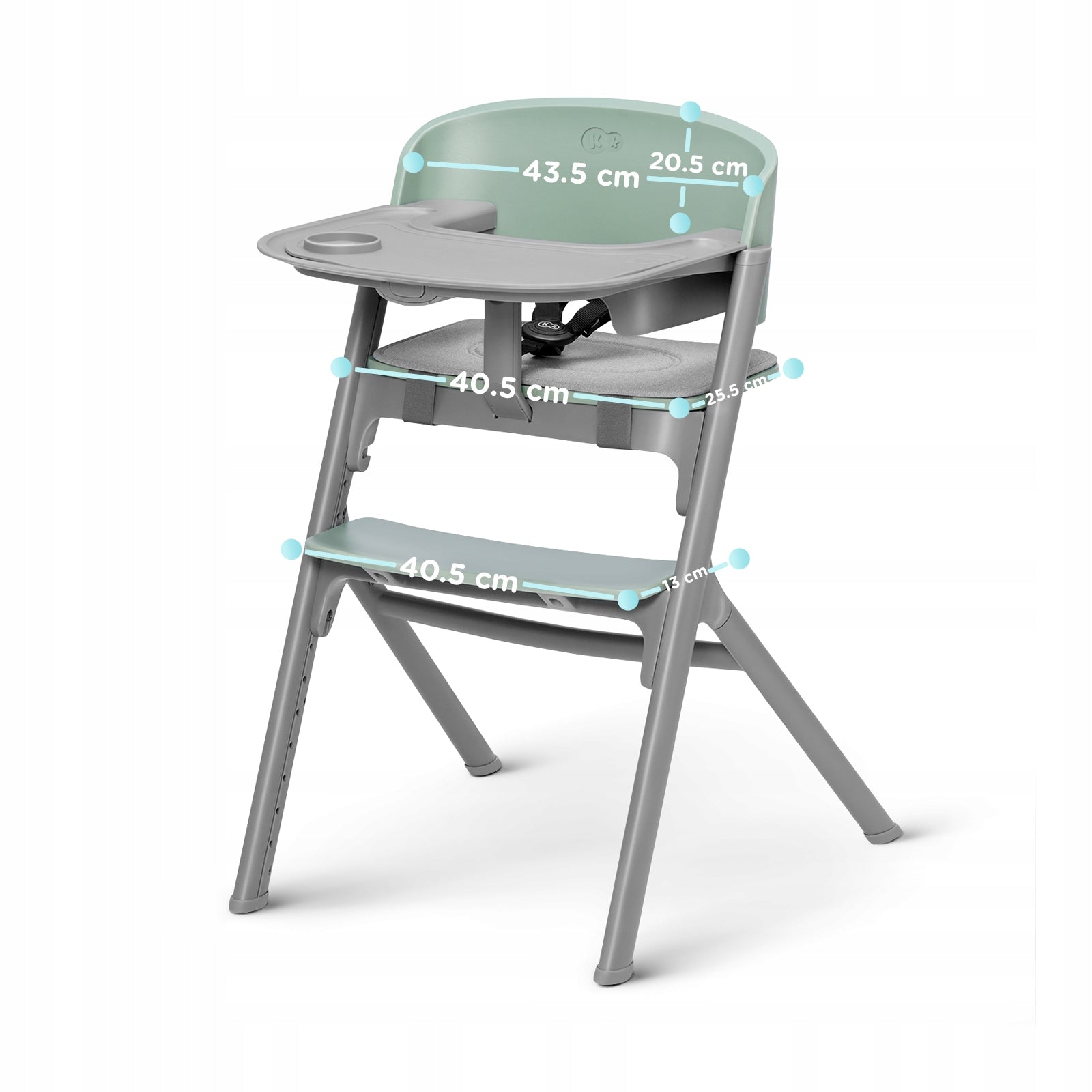 Kinderkraft LIVY Olive Green high chair Manufacturer code KHLIVY00GRE0000