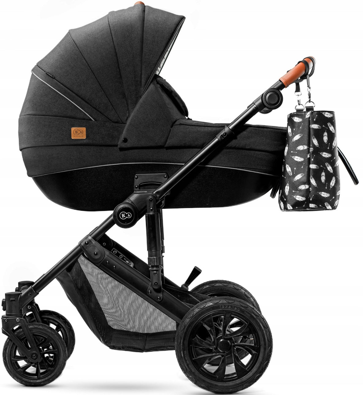 Universal-Kinderwagen Kinderkraft Prime 3in1, Schwarz 