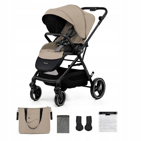 Kinderkraft YOXI Stroller Beige Color shades of brown and beige