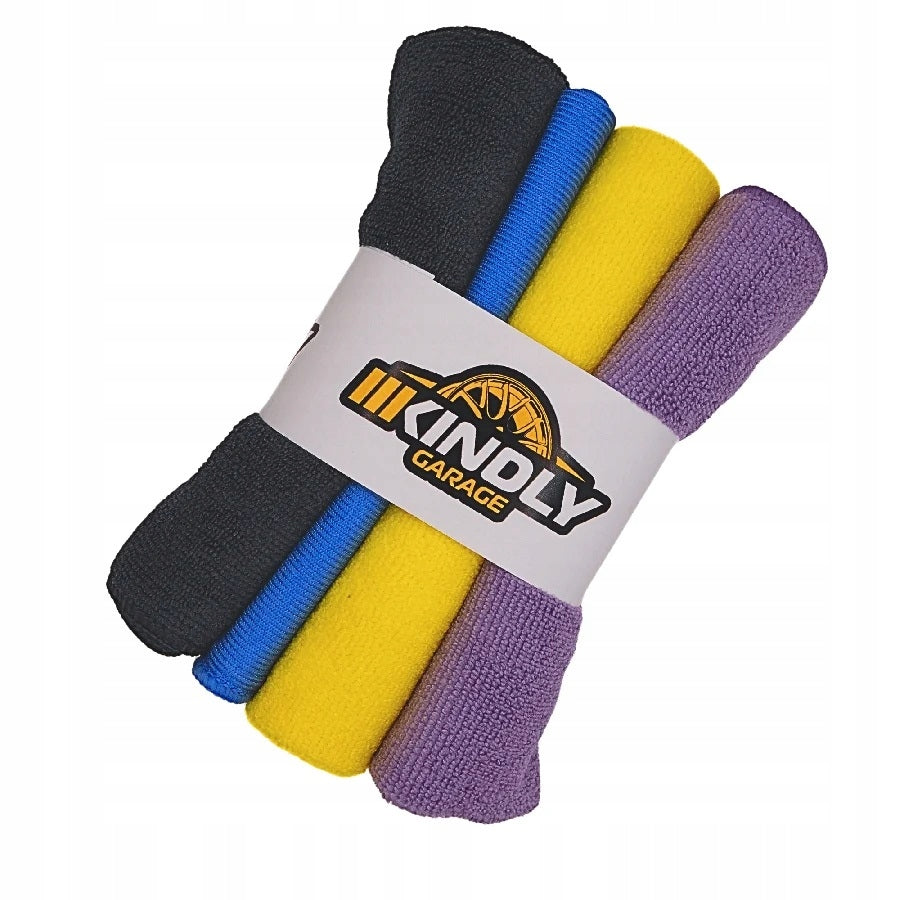 Kindly Garage Fiber Set 4-Pack Microfiber 4pcs Good Scream