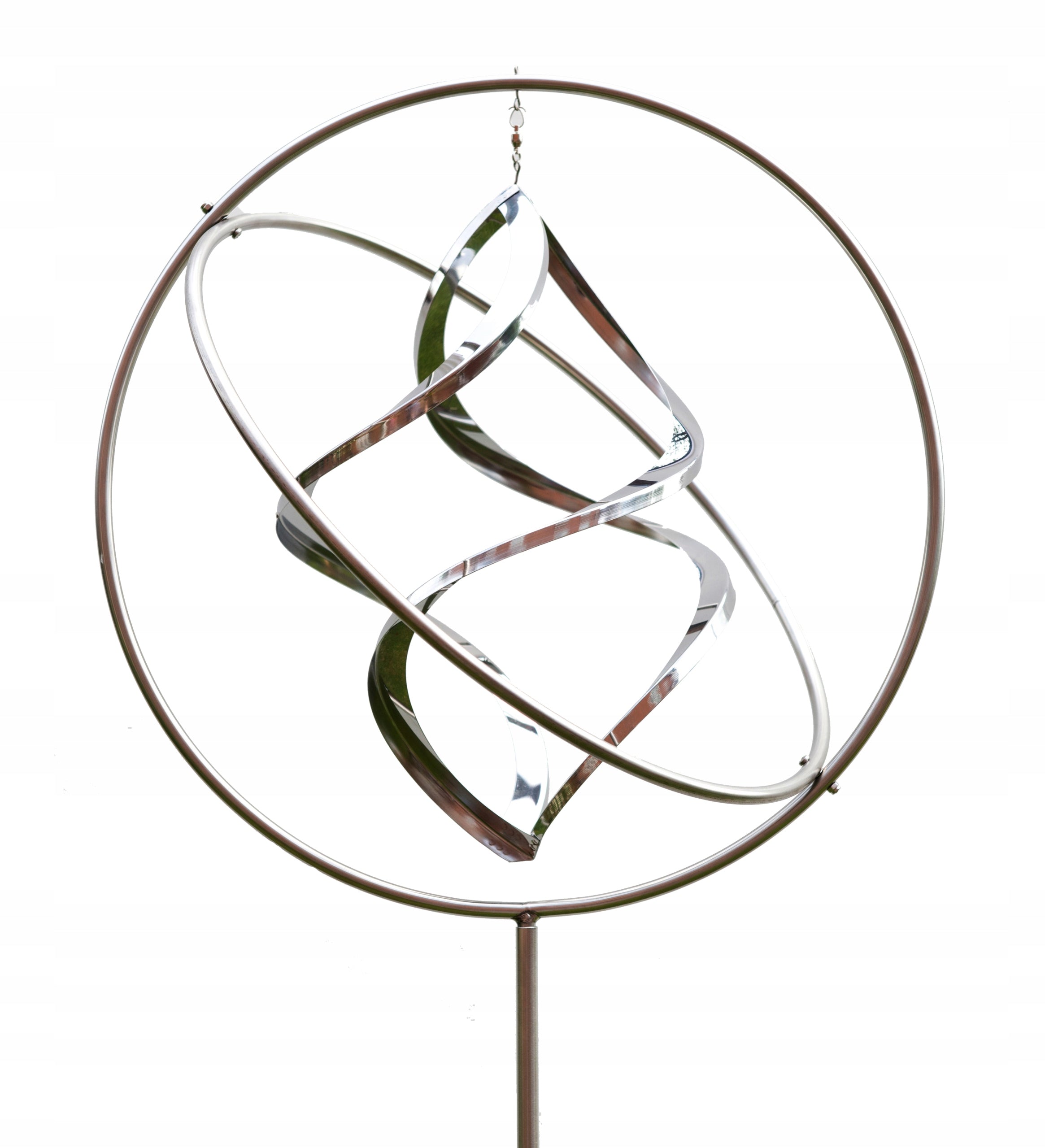 Kinetic sculpture / decorative windmill with crystal.Made in PL