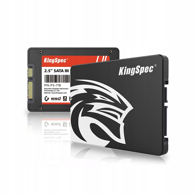 KingSpec 2TB Dysk SSD 2,5" SATA III SSD 3D NAND Flash For Desktop/Laptop