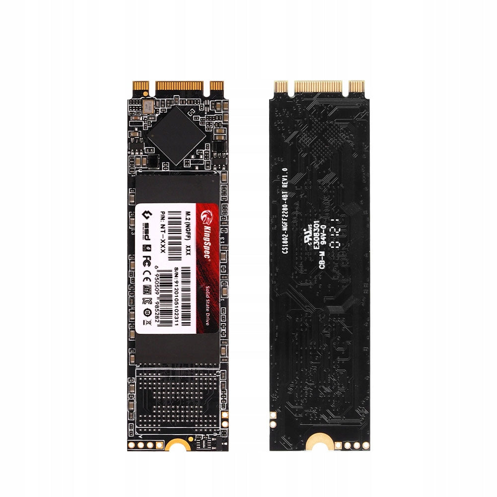KingSpec Dysk SSD 1TB M.2 SATA III 2280 3D NAND NGFF For Desktop/Laptop Manufacturer code NT-1TB