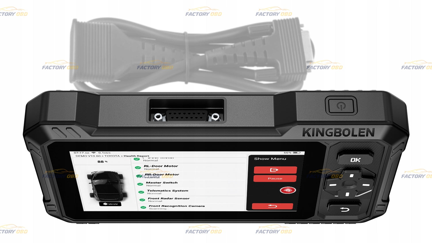 Kingbolen S6 Elite CAN-FD OBD2 diagnostic interface j.PL Manufacturer code Kingbolen S6 Elite