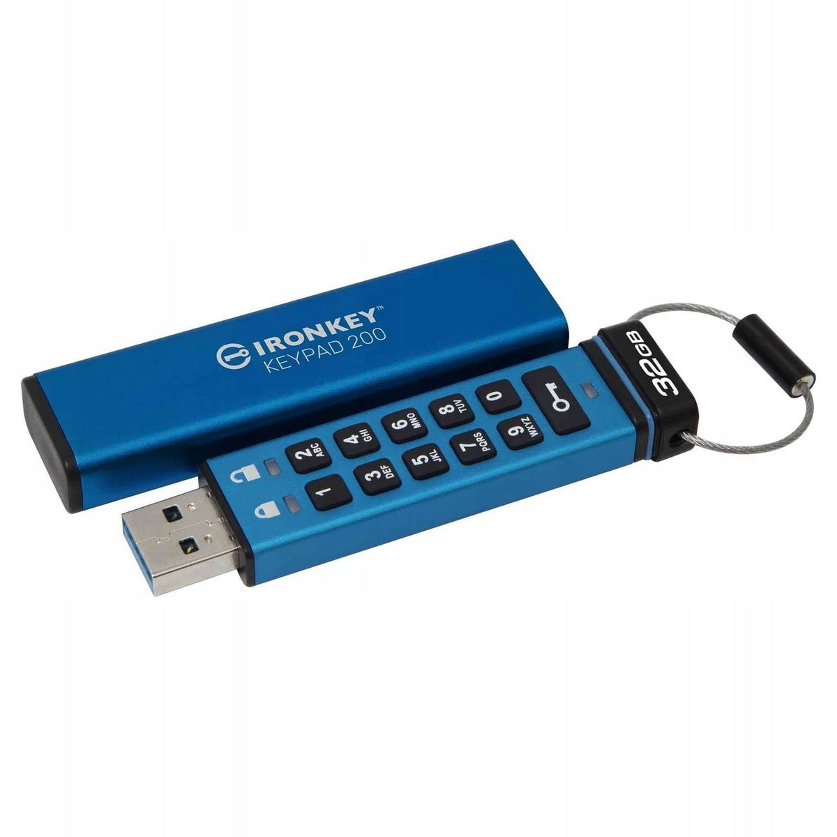 Kingston IronKey Keypad 200 32GB USB 3.0 AES Encrypted Packaging status original