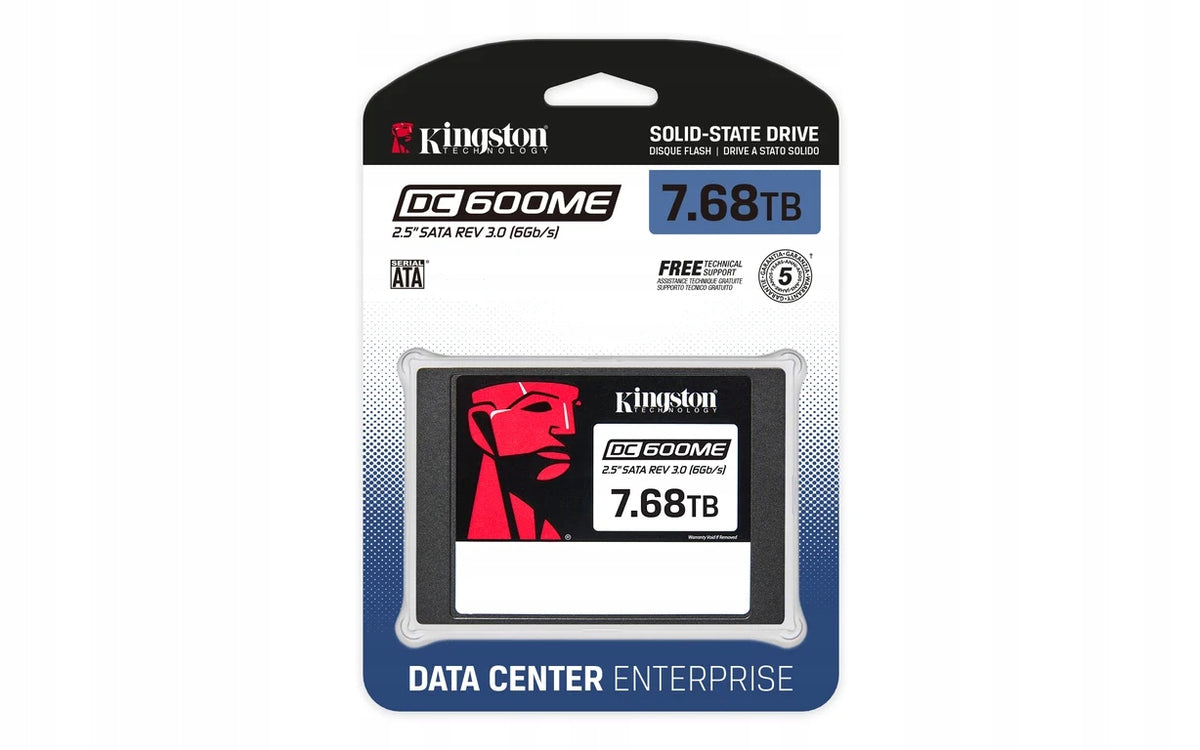 Kingston Technology DC600ME 7,68 TB 2.5" SATA III 3D TLC NAND Model DC600ME