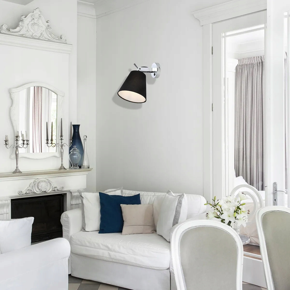 Light Prestige sieninis šviestuvas Bali Black