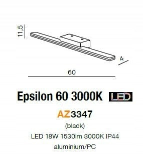 Azzardo šviestuvas Epsilon 60 AZ3347