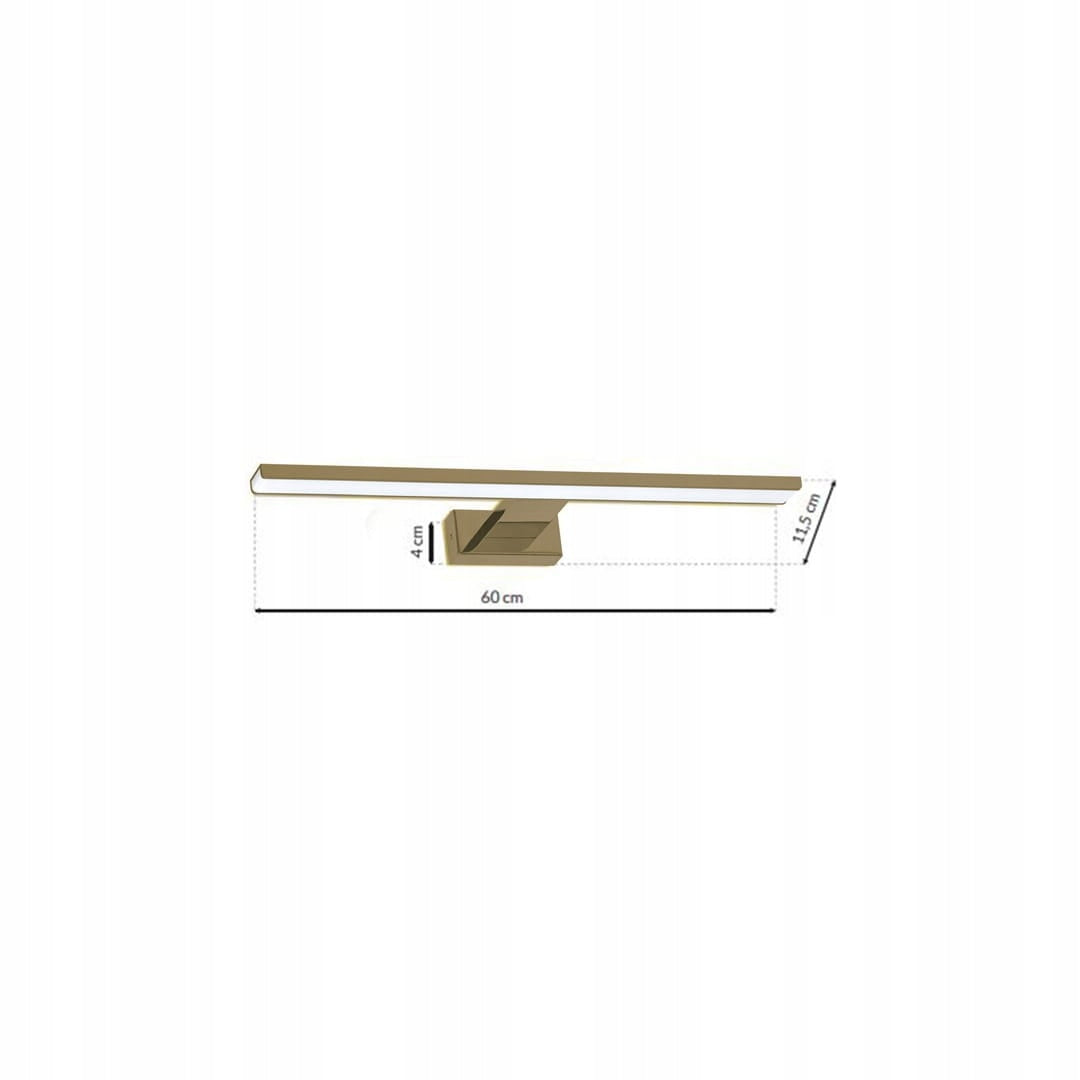 Kinkiet SHINE BRASS 13,8W LED 