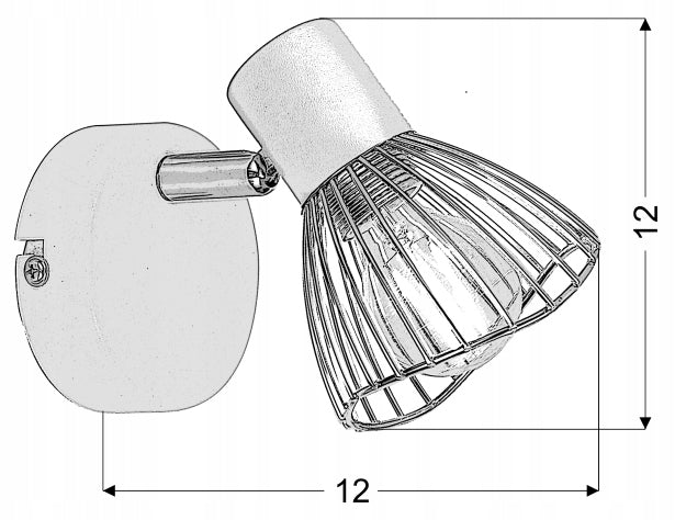 Candellux Wandleuchte Fly White 