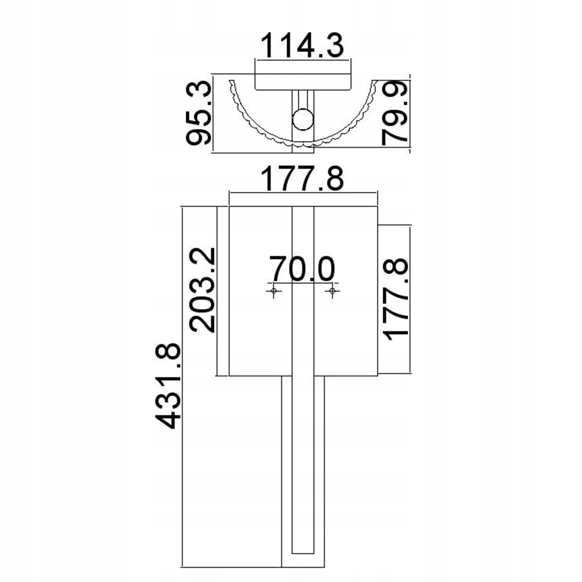 Wandleuchte Elstead Lighting Freeport KL-FREEPORT-BATH 