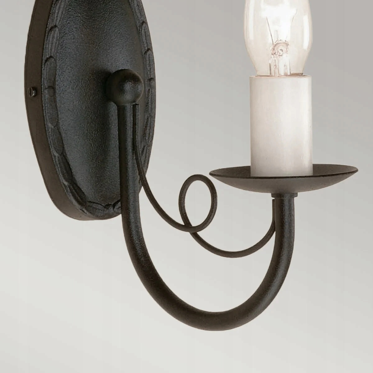 Wandleuchte Elstead Lighting Minster MN1-BLACK 