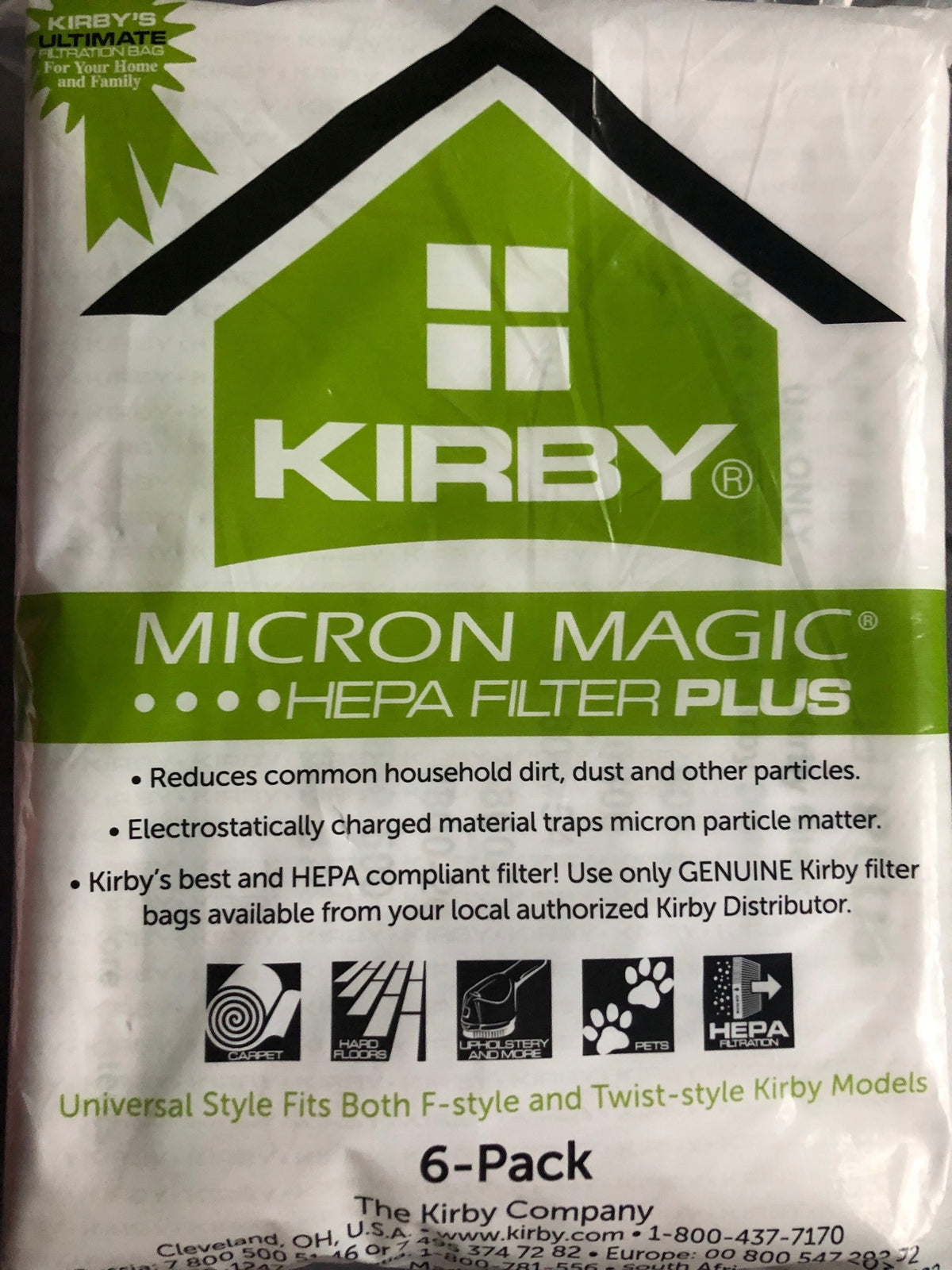 Kirby Bags Micron Magic Original 6 pcs
