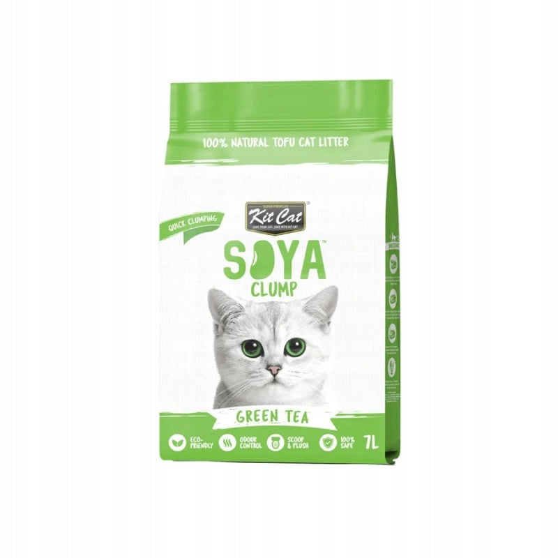 Kit Cat Soya Clump - Green Tea 7L / 2.5kg