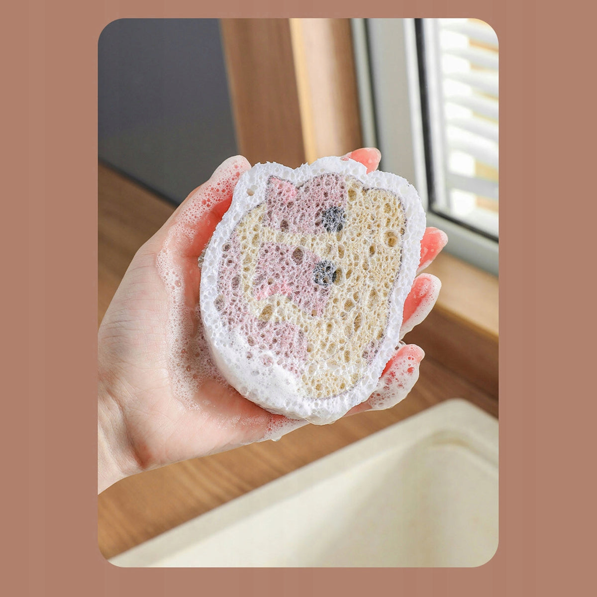 Kitchen Cleaning Sponge, Dishwashing Sponge Compressed For Pan Brand no brand