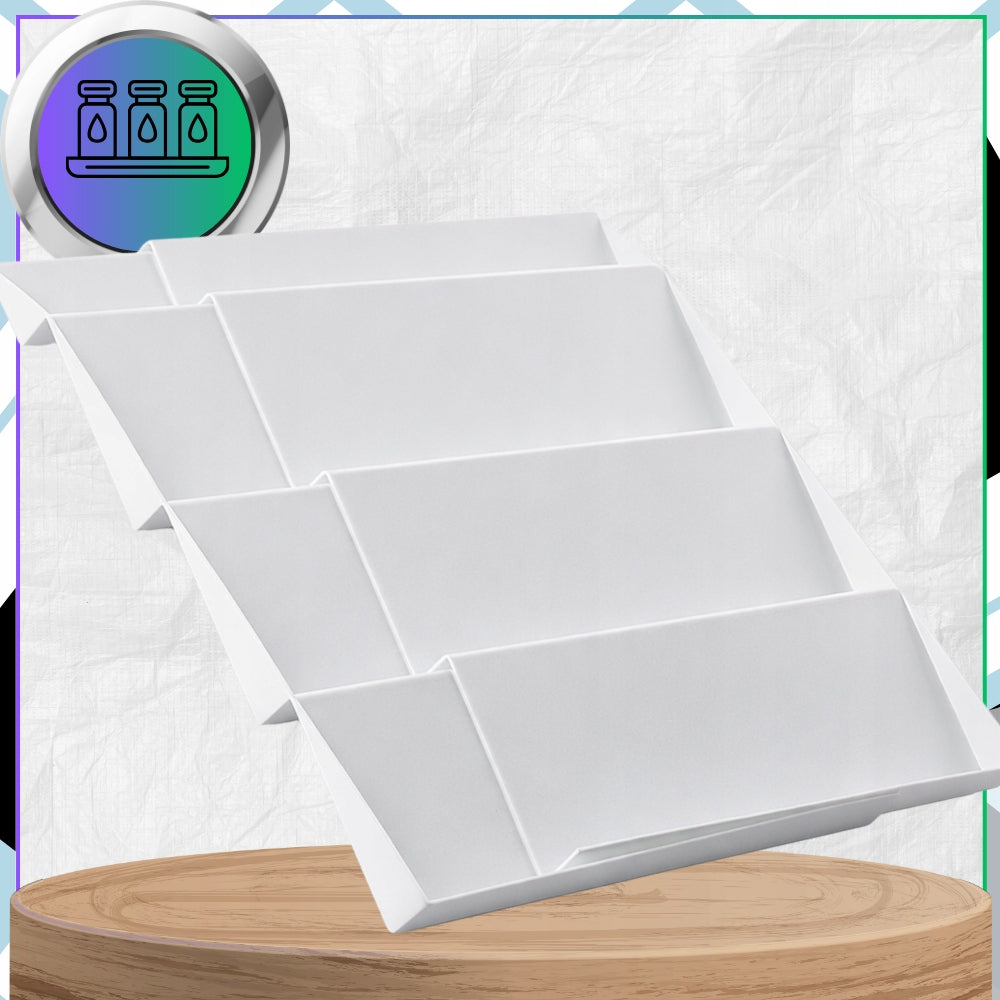 Kitchen Drawer Organizer for Spices Refill Box Extendable White Kind drawer organizer