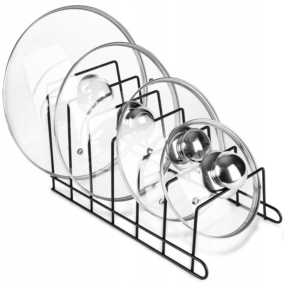 Kitchen Rack for Lids Plates Kitchen Organizer Cabinet Compartment
