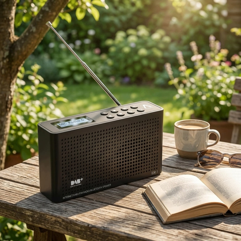 Kitchen Radio Portable Internet Digital Bluetooth for Rechargeable Battery Manufacturer code Radio Przenosne Cyfrowe Budowlane Male Czarne