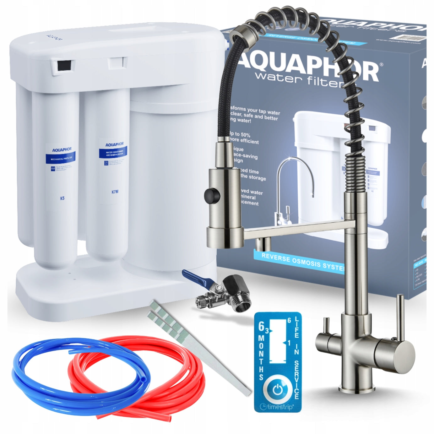 Kitchen Water Filter Under Sink Reverse Osmosis System Mineralization SET