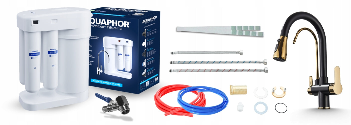 Kitchen Water Filter with Kitchen Faucet for Filter Aquaphor Morion RO-101S Packaging status original