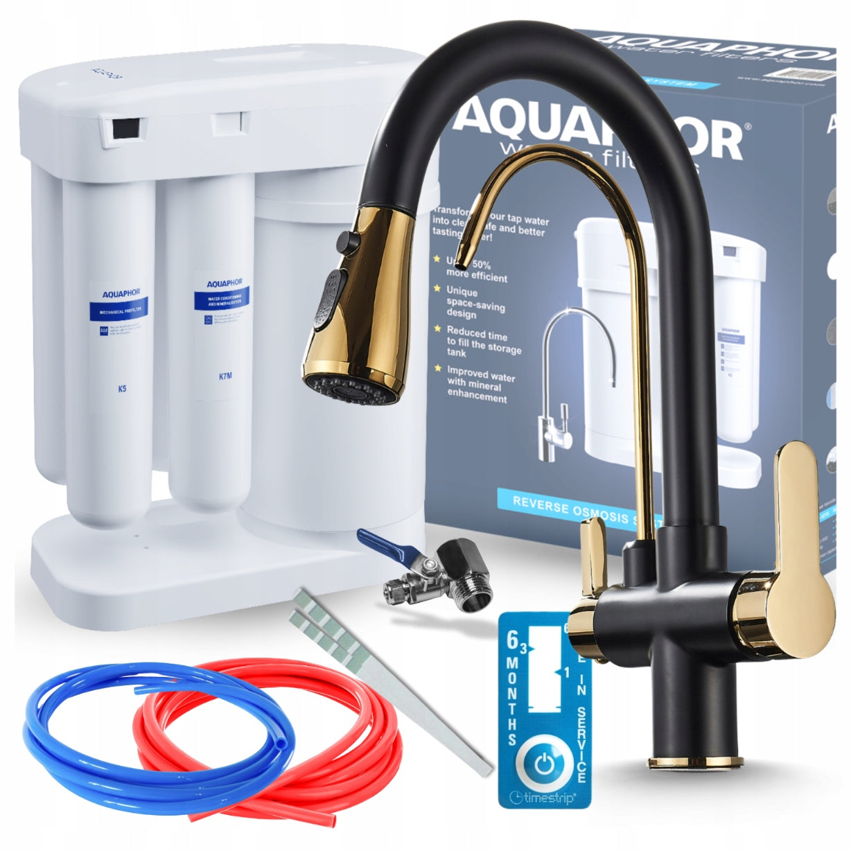 Kitchen Water Filter with Kitchen Faucet for Filter Aquaphor Morion RO-101S