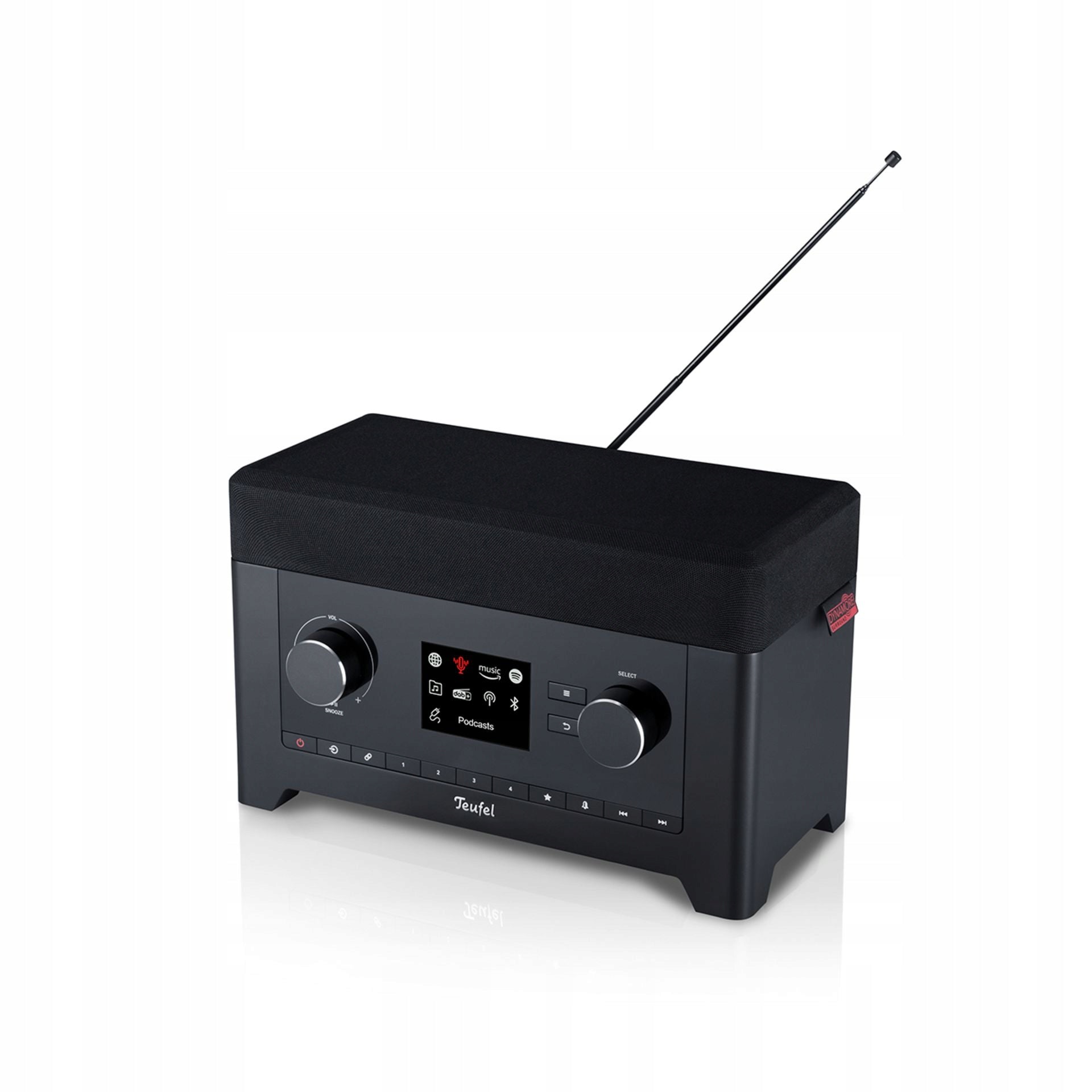 Kitchen radio Teufel RADIO 3SIXTY, Internet radio, DAB+, FM, black,WiFi EAN (GTIN) 4048945047748