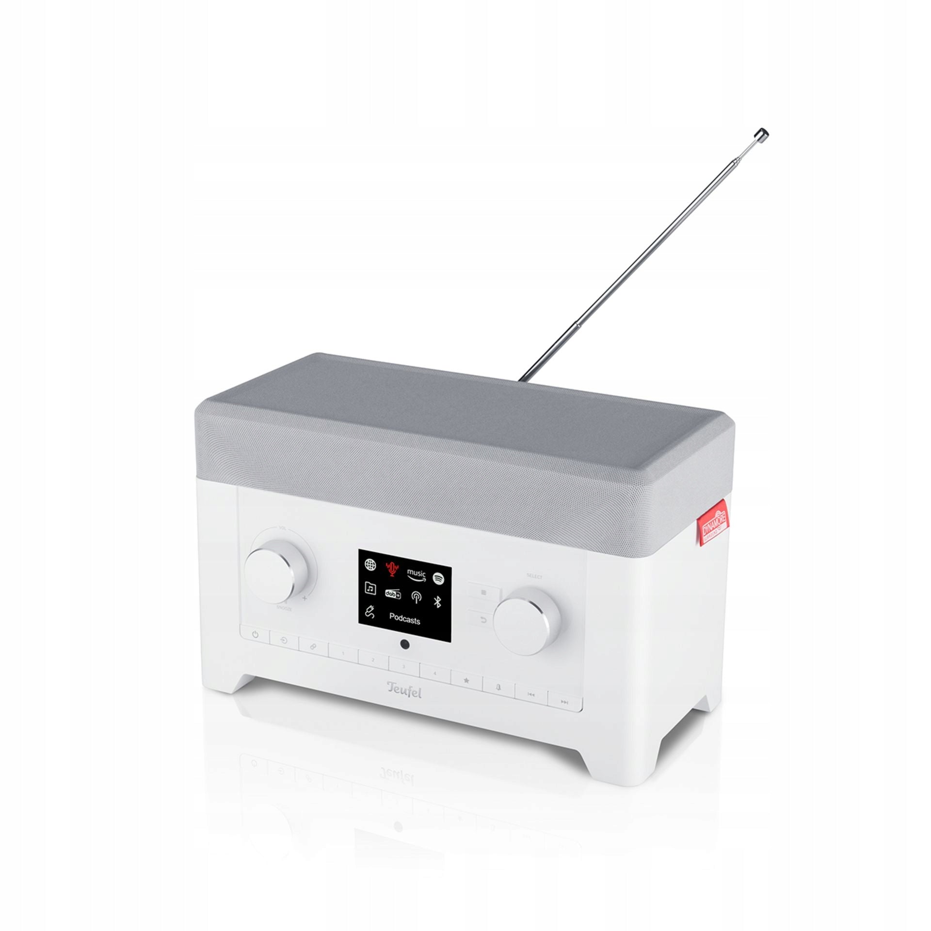 Kitchen radio Teufel RADIO 3SIXTY, Internet radio, DAB+, FM, white,wifi EAN (GTIN) 4048945047755