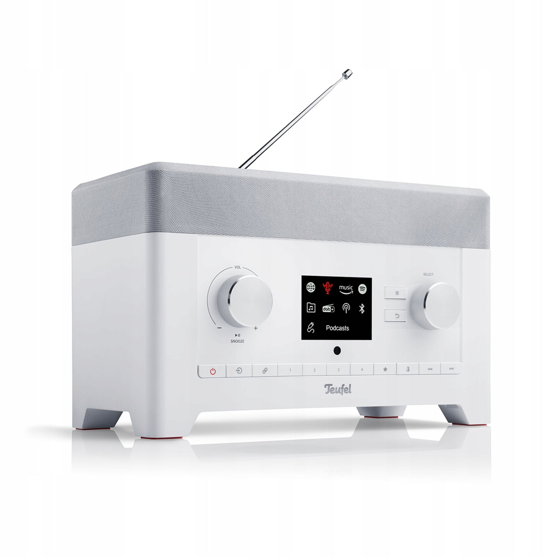 Kitchen radio Teufel RADIO 3SIXTY, Internet radio, DAB+, FM, white,wifi